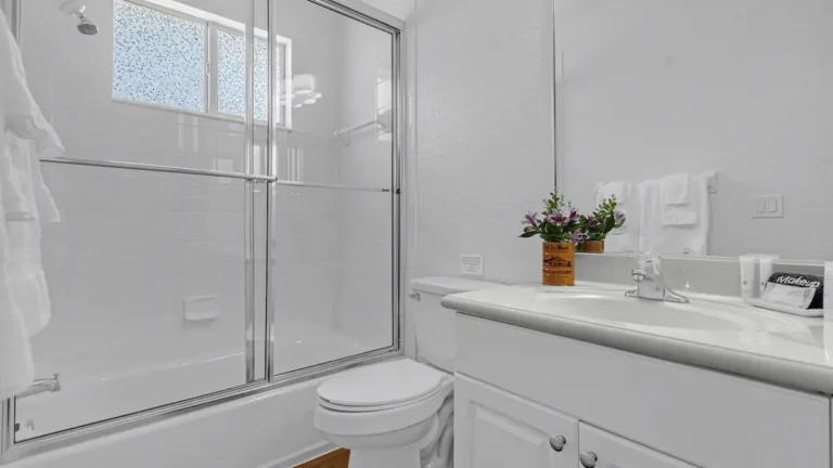 Enjoy a private bathroom connected to your bedroom