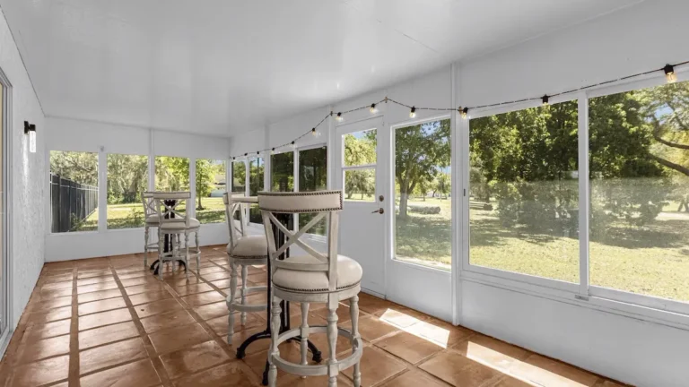 Another view of the breathtaking sunroom